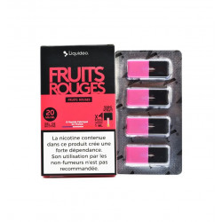 Cartouches Sel de Nicotine Fruits Rouges 1ml (4pcs) - Liquideo